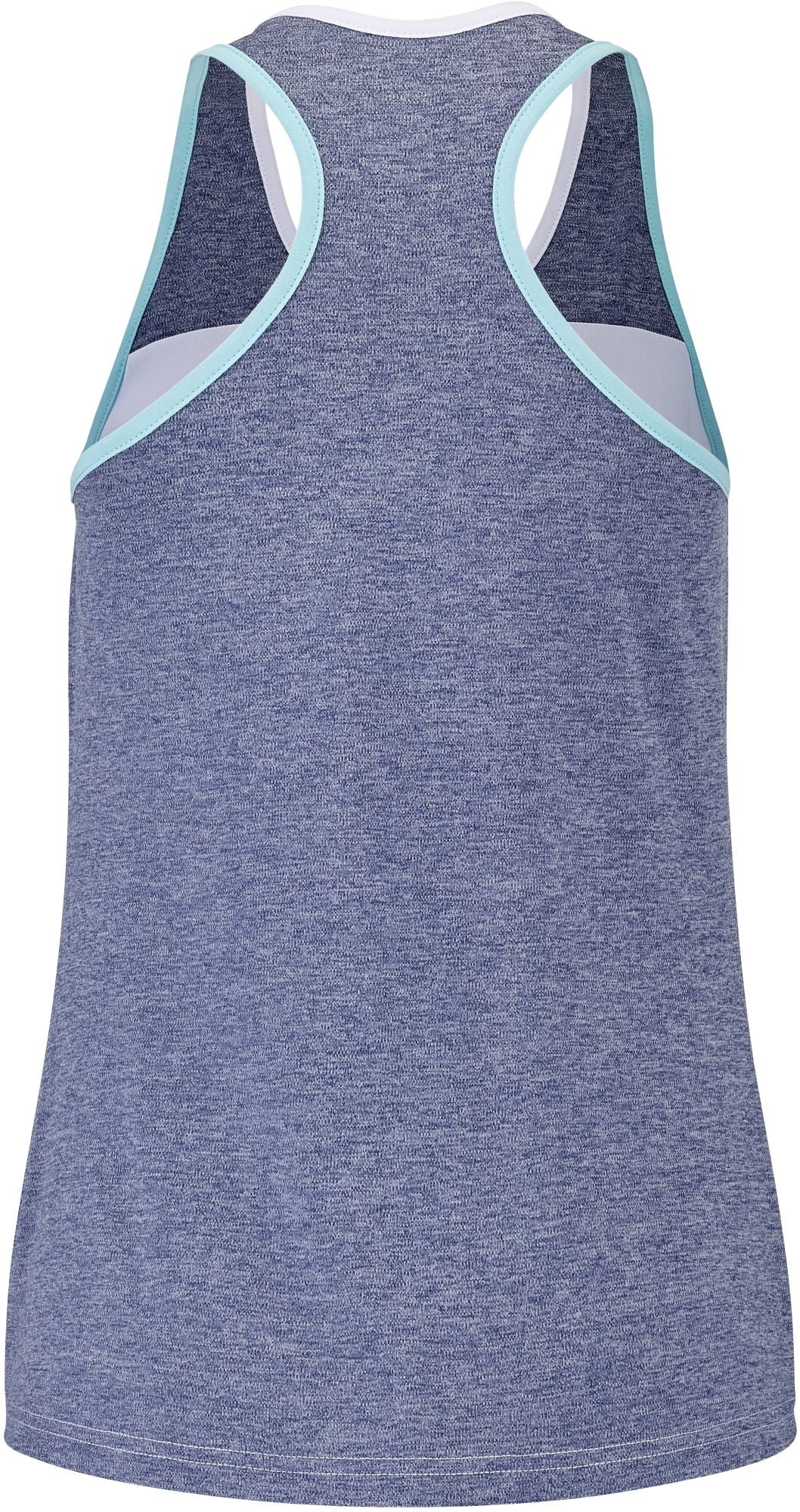 3WTE071-1079 Babolat Women's Play Tennis Tank Top (White/Blue Heather)