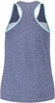 3WTE071-1079 Babolat Women's Play Tennis Tank Top (White/Blue Heather)