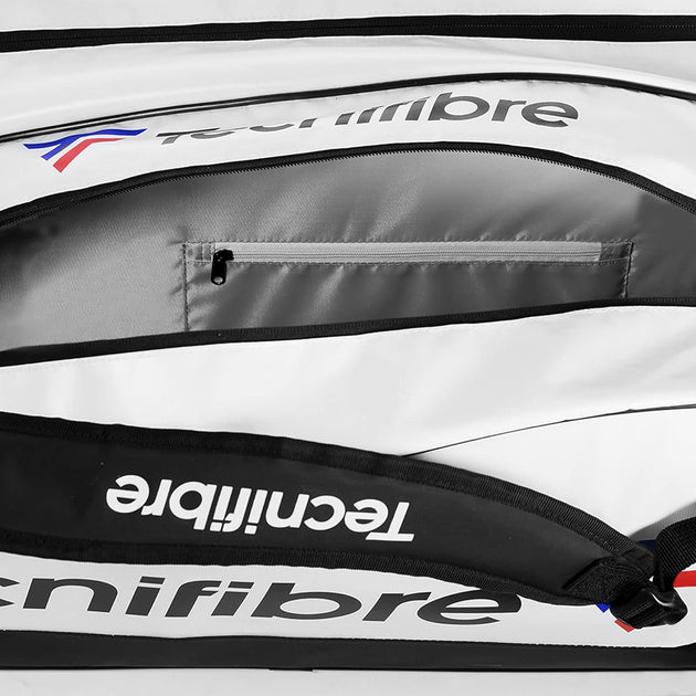 40TOUWHI12 Tecnifibre Tour Endurance 12R Tennis Bag (White)