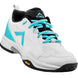 4300-WHTE Tyrol Women's Velocity-V Pickleball Shoes (White/Teal)
