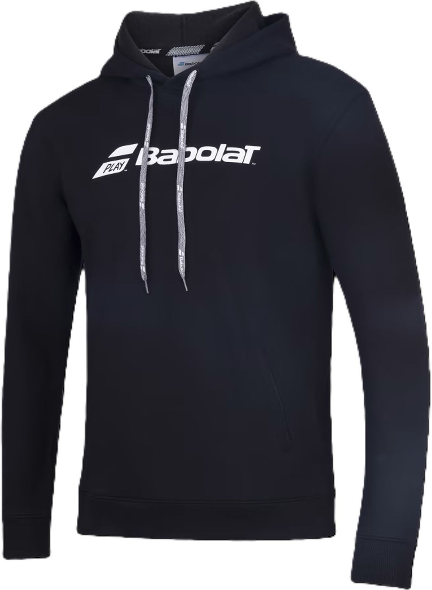 4JP1041-2000 Babolat Junior Exercise Hooded Tennis Training Sweatshirt (Black/Black)