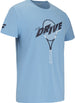 4JS25441X-4128 Babolat Juniors Drive Cotton Tennis Tee (Drive Heritage Blue)