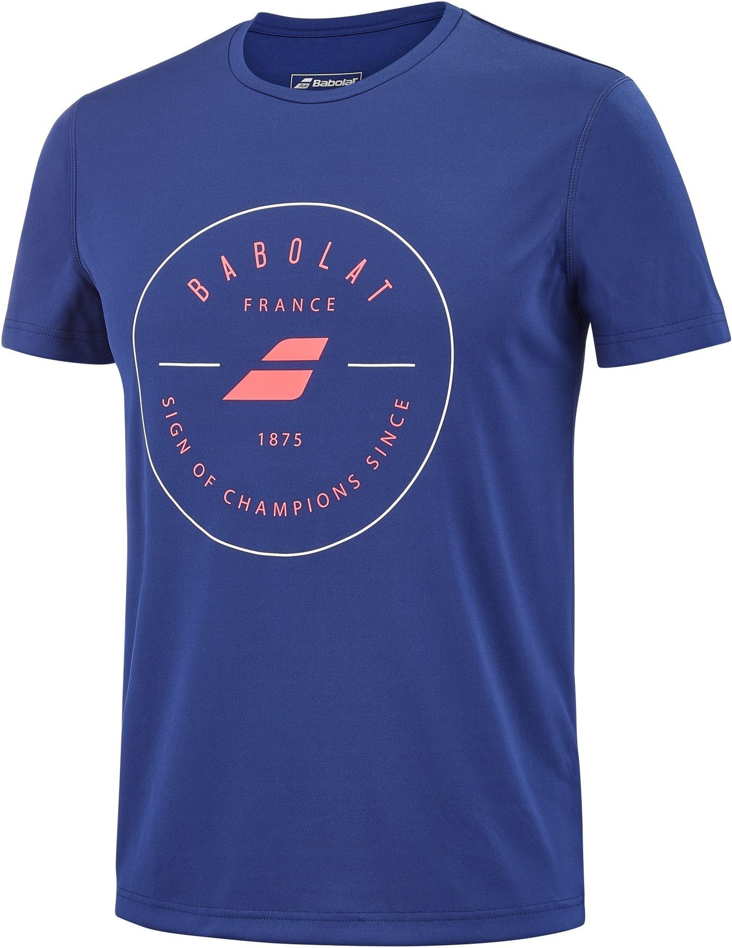 4MTD017-4000 Babolat Men's Exercise Sign of Champions Graphic Tennis Training Tee