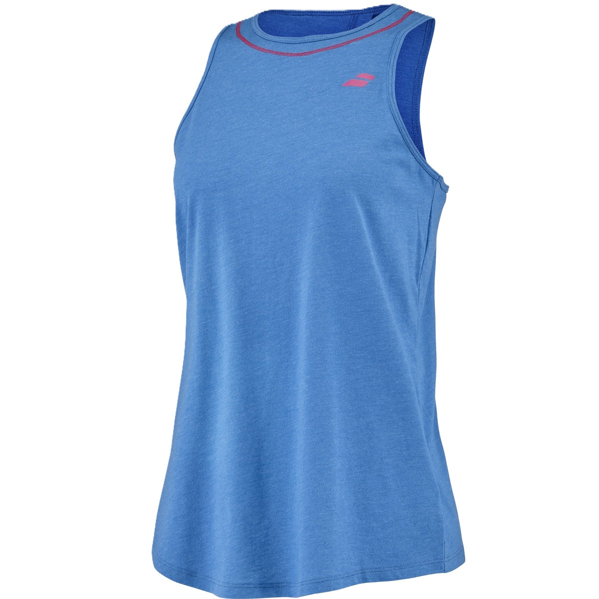 Babolat Women's Exercise Cotton 4WS23072-4107 Tennis Training Tank Top (French Blue Heather)