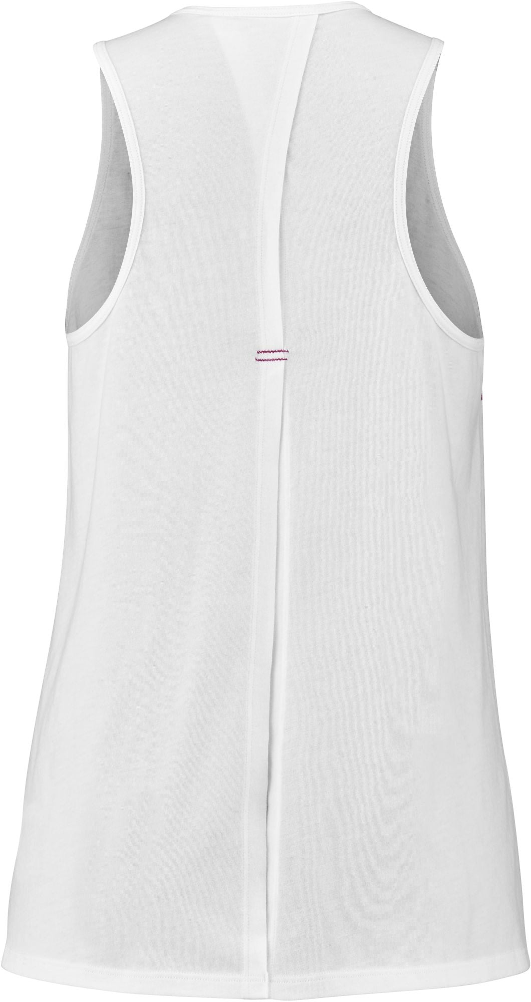 4WS23072Y-1000 Babolat Women's Aero Cotton Tennis Training Tank Top (White/White)