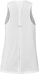 4WS23072Y-1000 Babolat Women's Aero Cotton Tennis Training Tank Top (White/White)