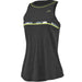 4WS23072Y-2003 Babolat Women's Aero Cotton Tennis Training Tank Top (Black Heather)