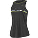 4WS23072Y-2003 Babolat Women's Aero Cotton Tennis Training Tank Top (Black Heather)