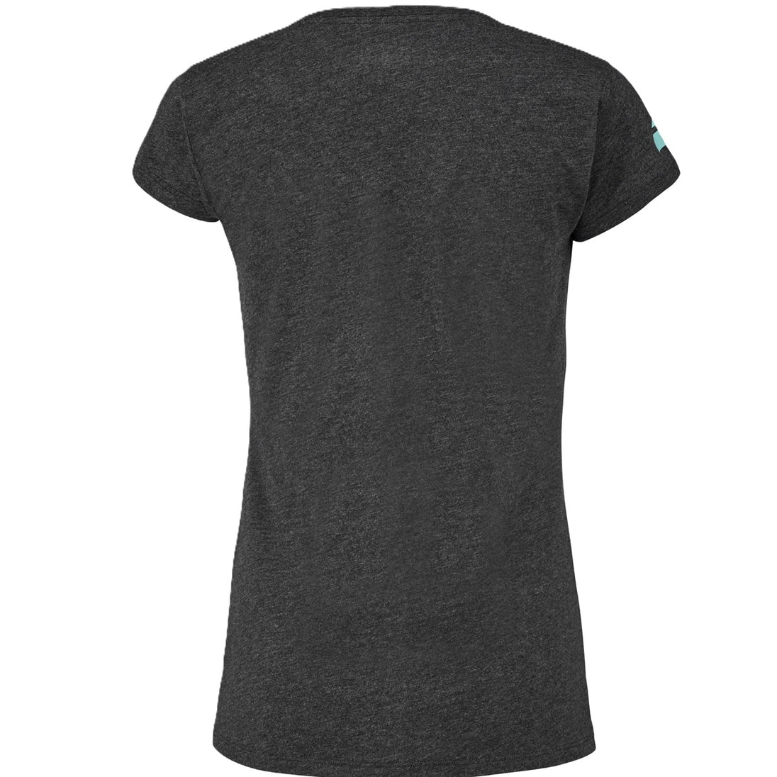4WS23442-2003 Babolat Women's Exercise Flag Tennis Training Tee (Black Heather)