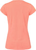 4WS23445-5006 Babolat Women's Exercise "Fresh Ace" Message Tennis Training Tee (Fluo Strike Heather)