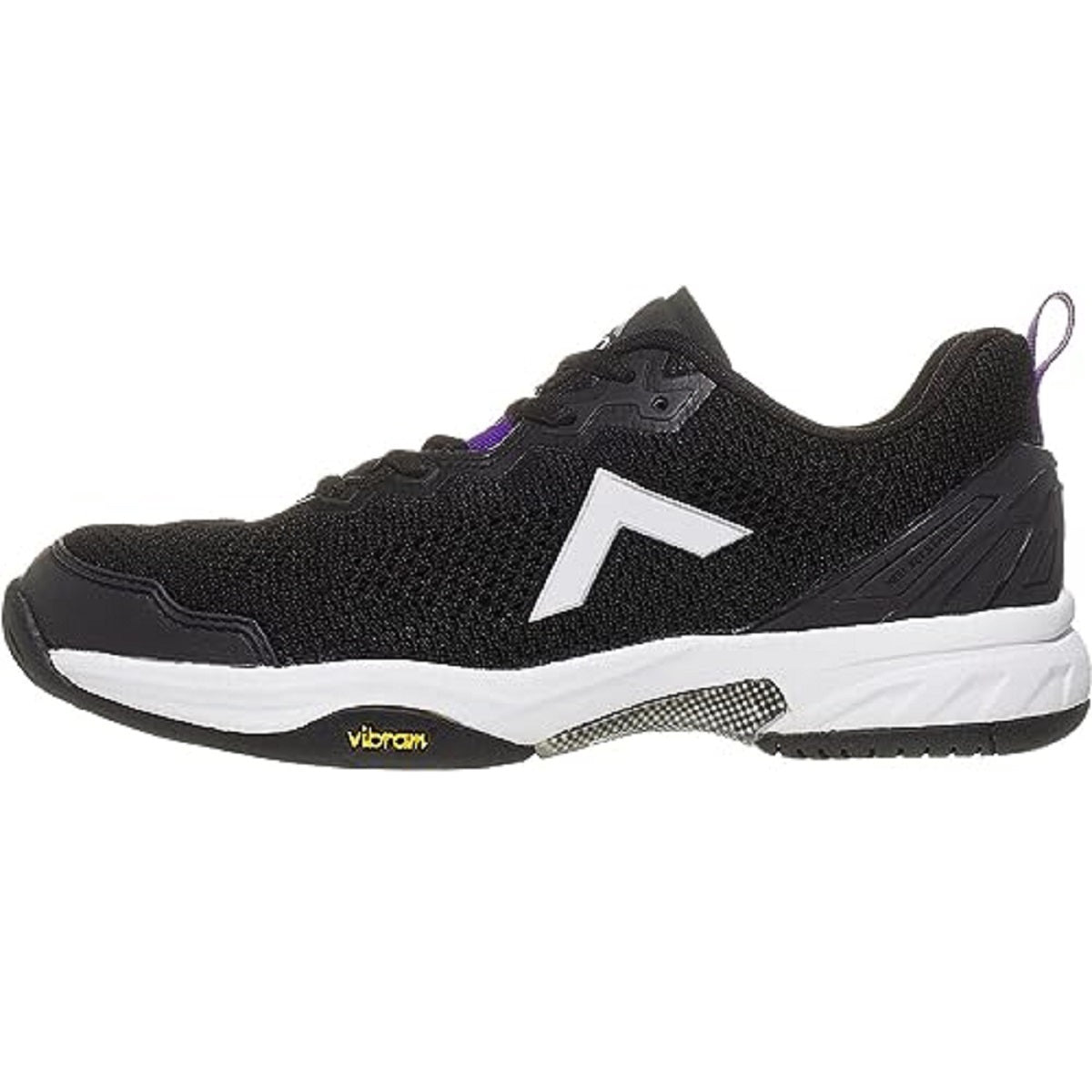 5100-BKPU Tyrol Men's Velocity-V Pickleball Shoes (Black/Purple) - Left