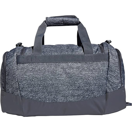 5151693 Adidas Defender IV Small Duffel Bag (Jersey Onix Grey/Rose Gold/Onix Grey)