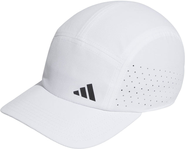 5156330 Adidas Men's Superlite Trainer 3 Tennis Hat (White/Black Reflective/Silver Reflective)