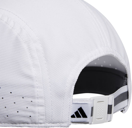 5156330 Adidas Men's Superlite Trainer 3 Tennis Hat (White/Black Reflective/Silver Reflective)