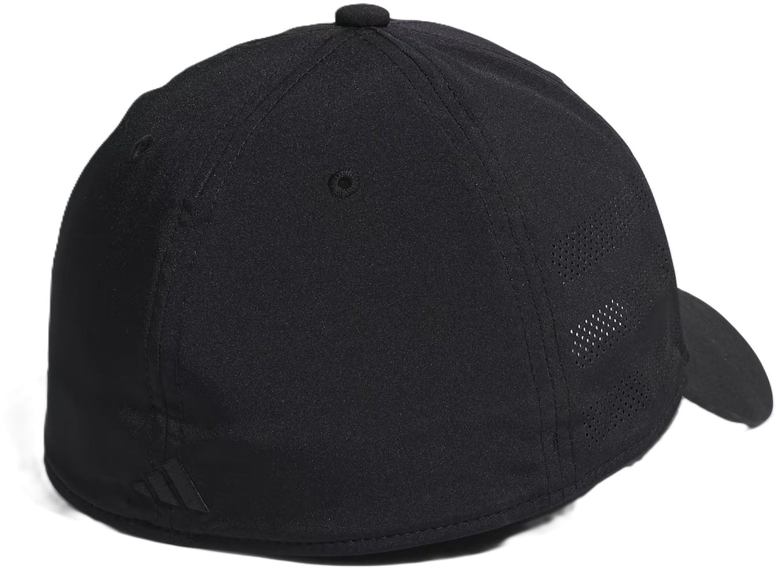 5157017 Adidas Men's Gameday 4 Stretch Fit Tennis Hat (Black/White)