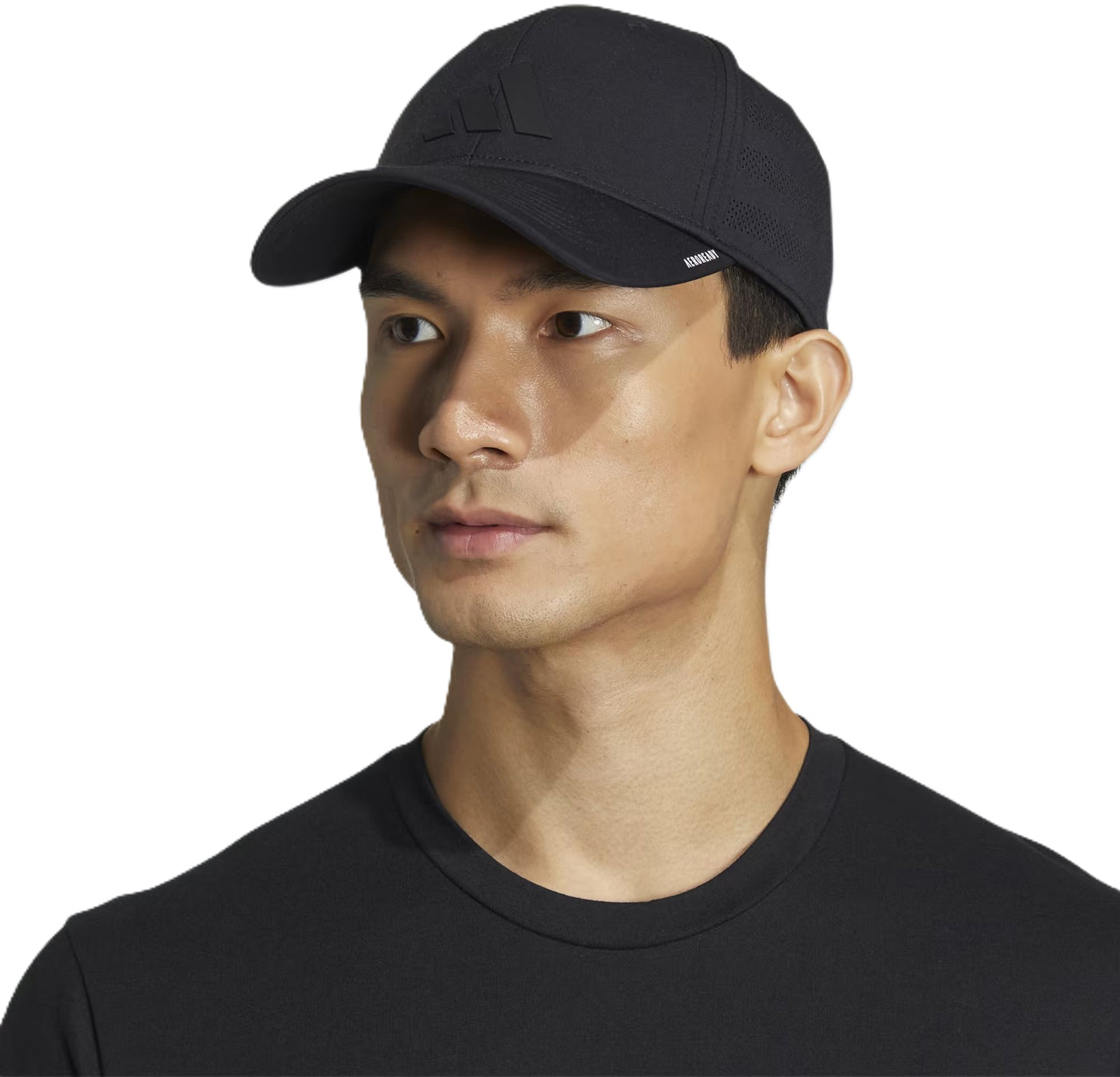 5157017 Adidas Men's Gameday 4 Stretch Fit Tennis Hat (Black/White)
