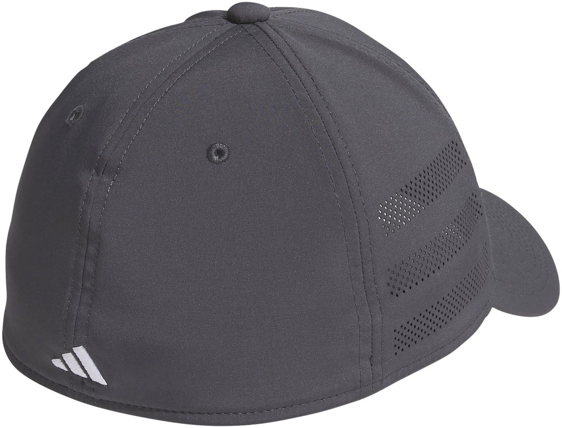 5157624 Adidas Men's Gameday 4 Stretch Fit Tennis Hat (Grey/White)