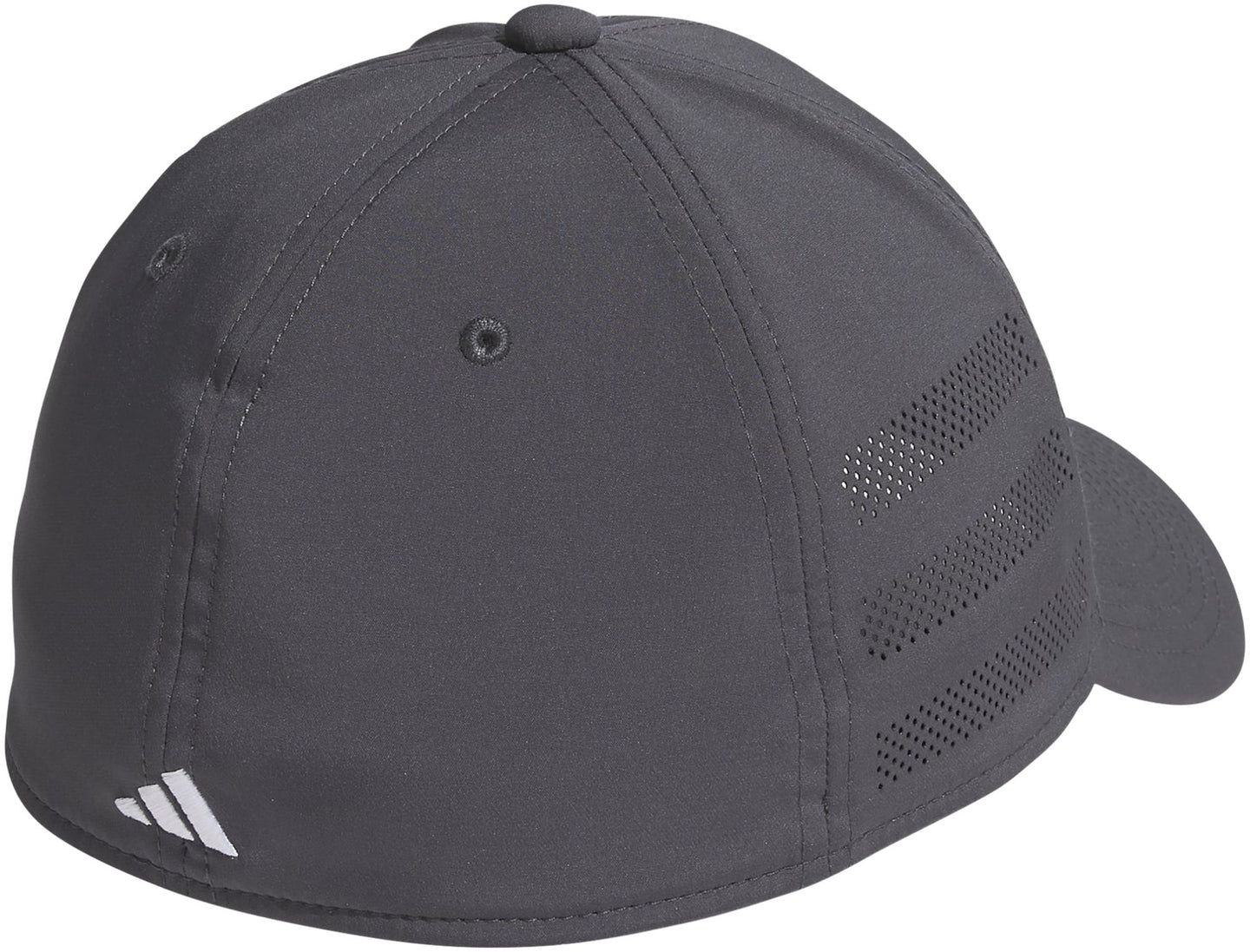 5157624 Adidas Men's Gameday 4 Stretch Fit Tennis Hat (Grey/White)