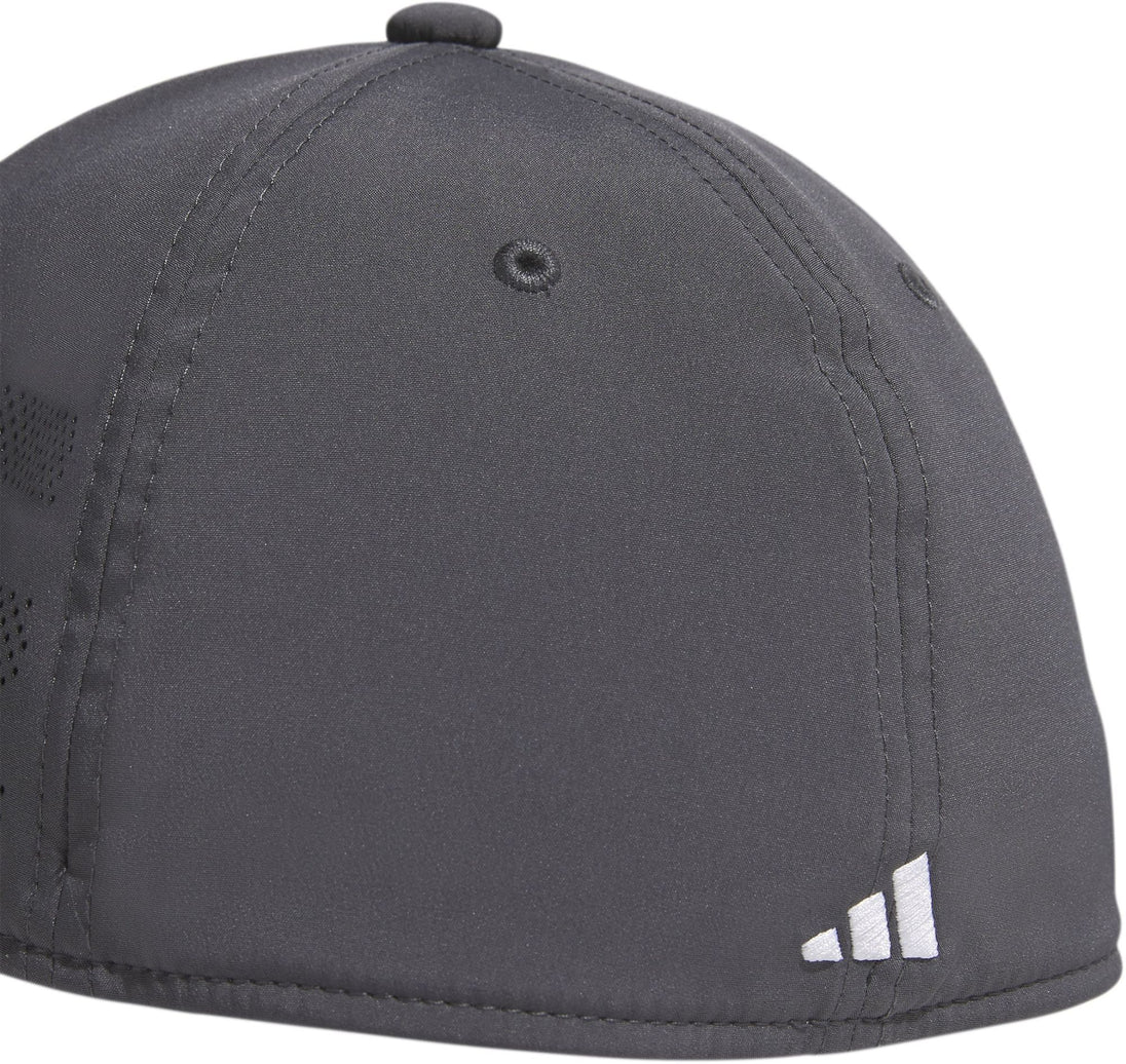 5157624 Adidas Men's Gameday 4 Stretch Fit Tennis Hat (Grey/White)