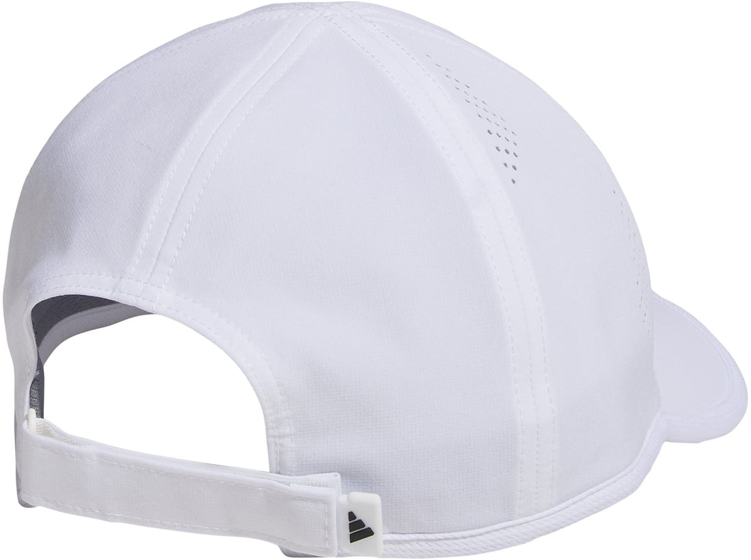 5158660 Adidas Men's Superlite 3 Tennis Hat (White/Black)