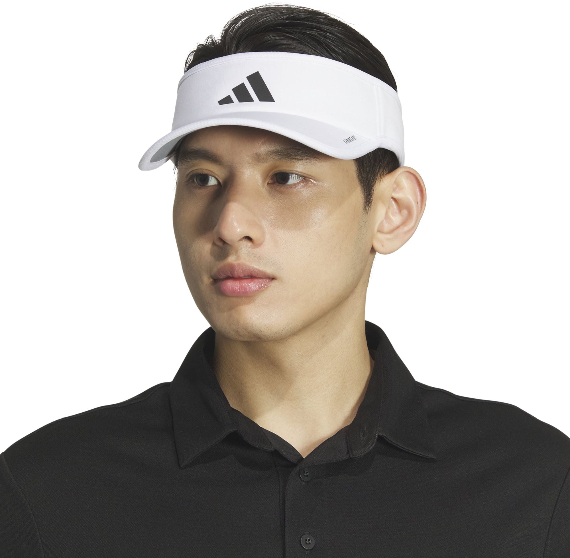 Adidas Men's Superlite 3 Tennis Visor (White/Black)