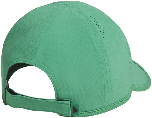 5159193 Adidas Men's Superlite 3 Tennis Hat (Semi Court Green/Black)