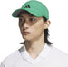 5159193 Adidas Men's Superlite 3 Tennis Hat (Semi Court Green/Black)