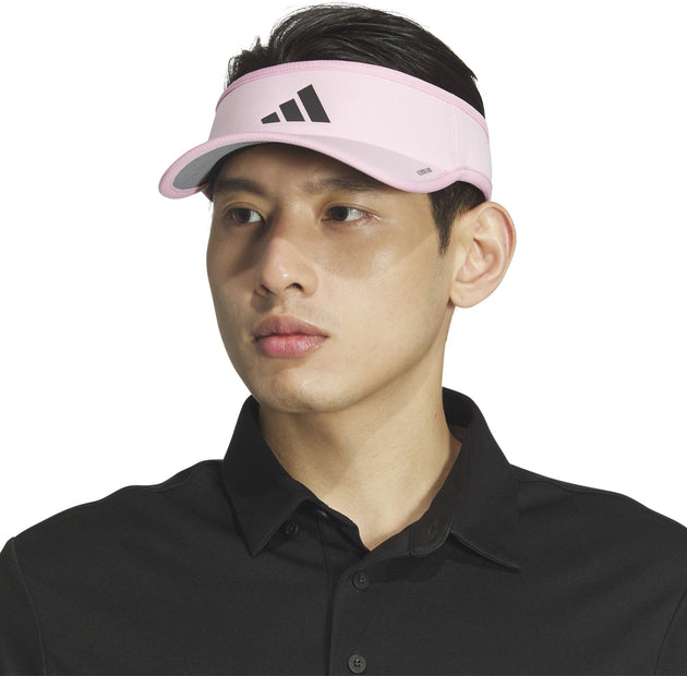5159223 Adidas Men's Superlite 3 Tennis Visor (True Pink/Black)