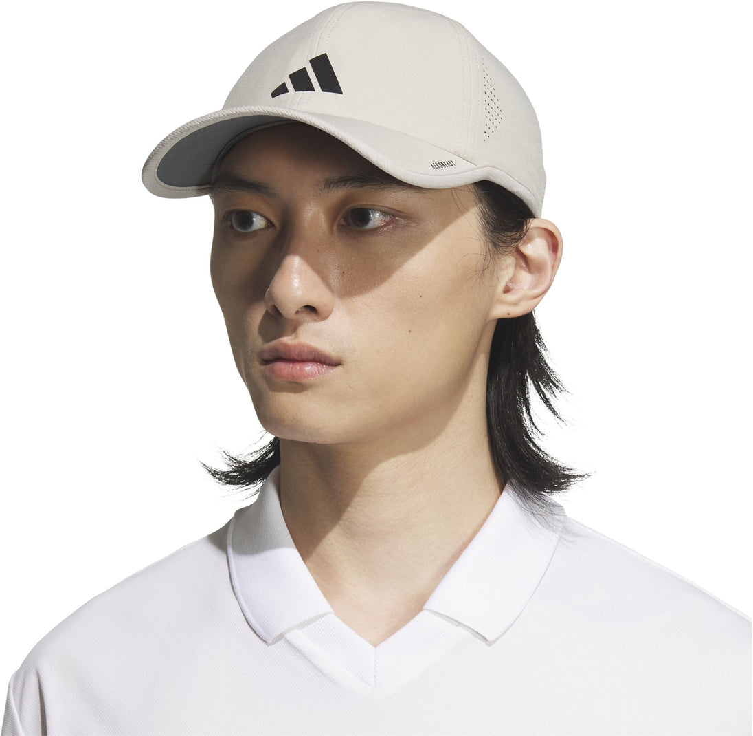 5159226 Adidas Men's Superlite 3 Tennis Hat (Wonder Alumina Grey/Black)