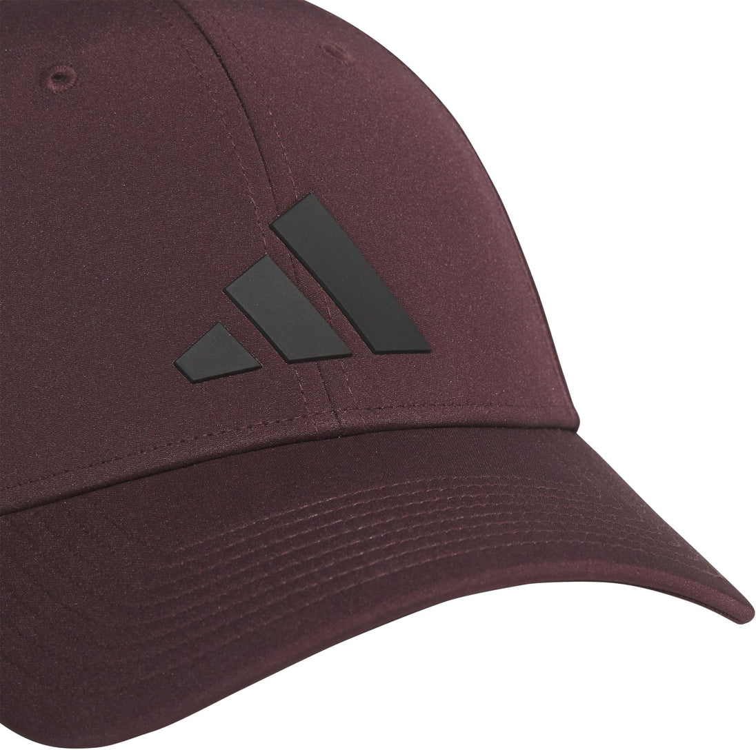 5159231 Adidas Men's Gameday 4 Stretch Fit Tennis Hat (Aurora Ruby/Black)
