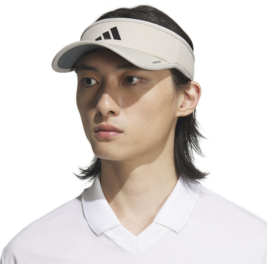 5159243 Adidas Men's Superlite 3 Tennis Visor (Wonder Alumina Grey/Black)