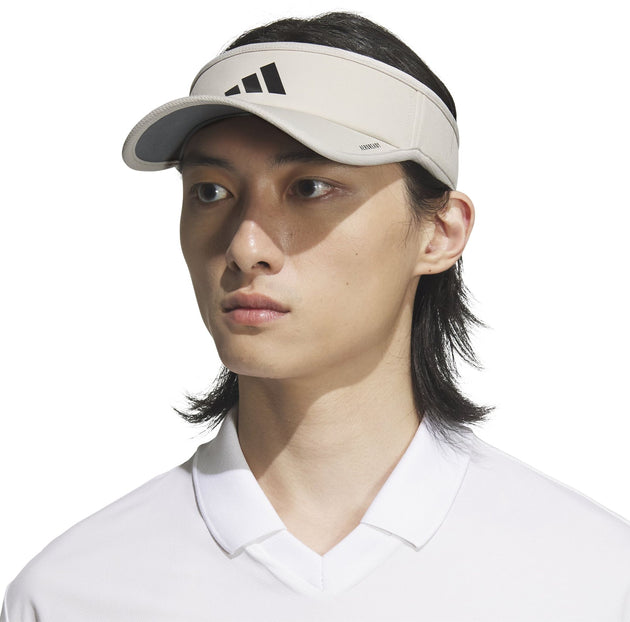 5159243 Adidas Men's Superlite 3 Tennis Visor (Wonder Alumina Grey/Black)