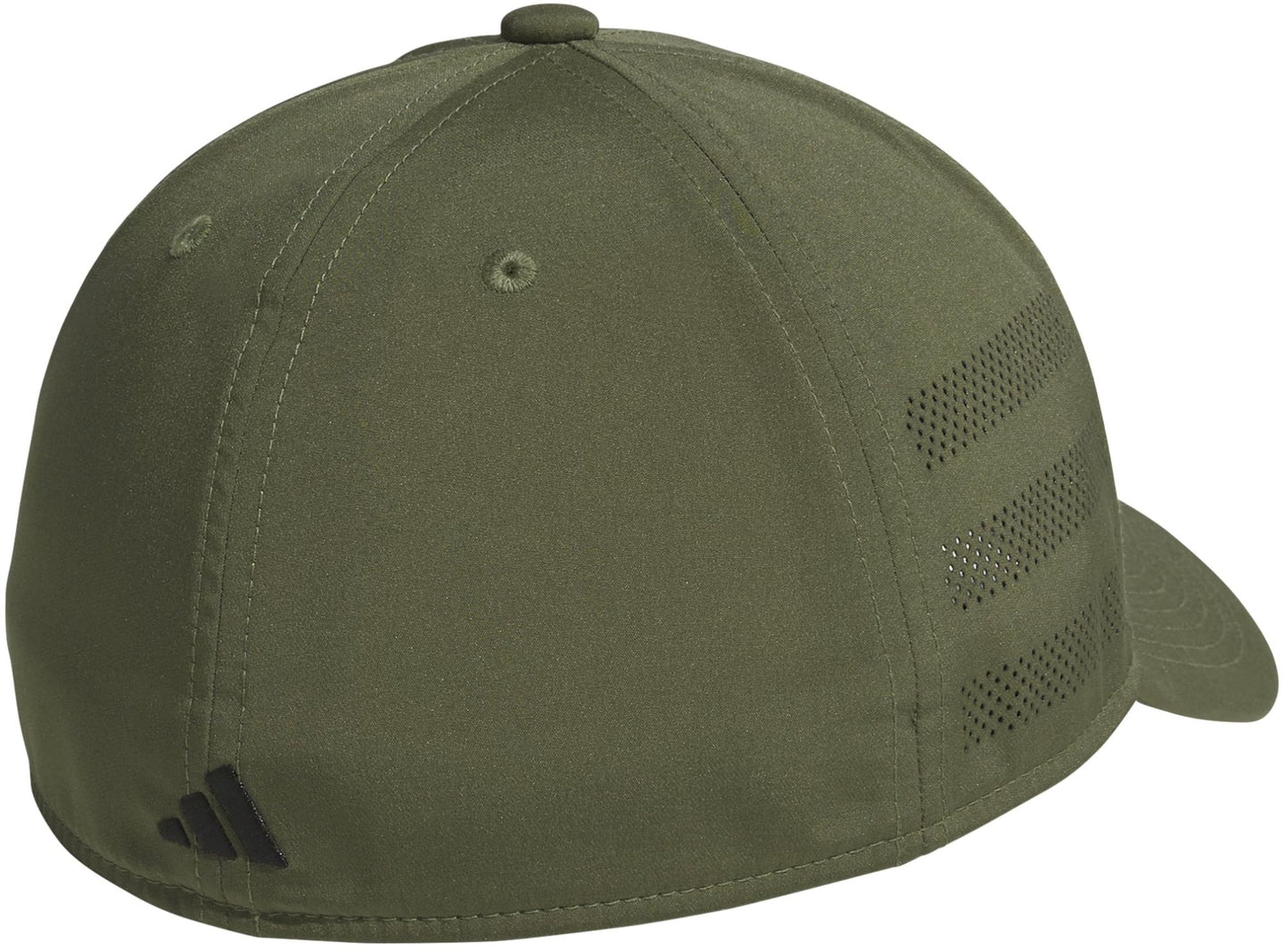 5159244 Adidas Men's Gameday 4 Stretch Fit Tennis Hat (Olive Strata/Black)