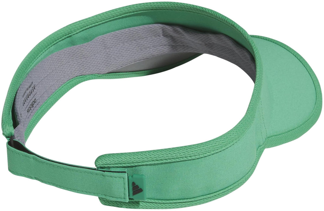 5159254 Adidas Men's Superlite 3 Tennis Visor (Semi Court Green/Black)