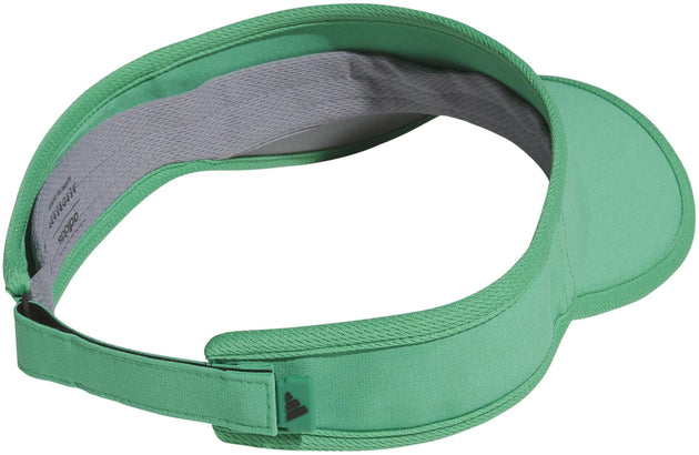 5159254 Adidas Men's Superlite 3 Tennis Visor (Semi Court Green/Black)