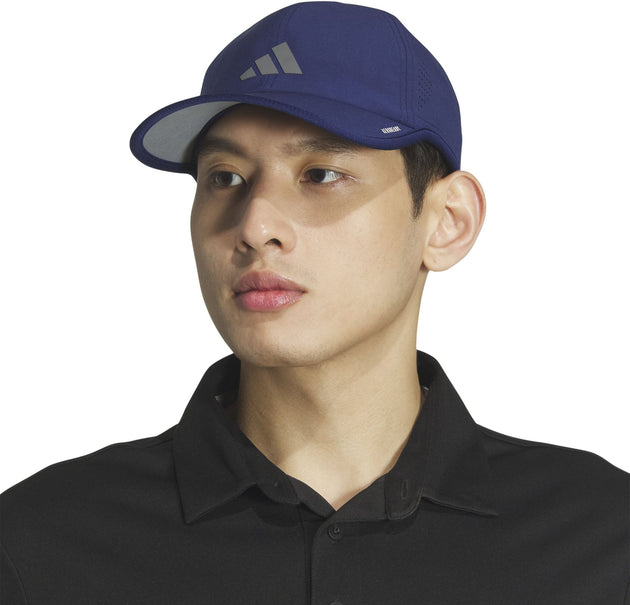 5159270 Adidas Men's Superlite 3 Tennis Hat (Dark Blue/Grey)