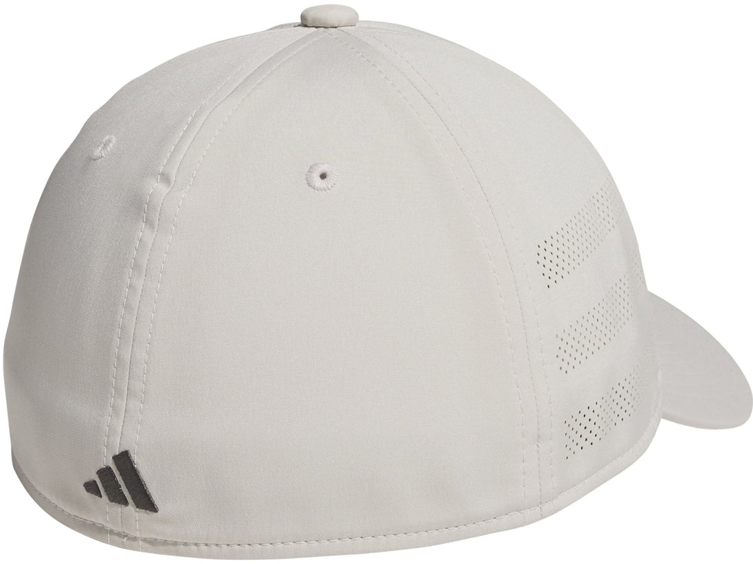 5159274 Adidas Men's Gameday 4 Stretch Fit Tennis Hat (Wonder Alumina Grey/Grey)