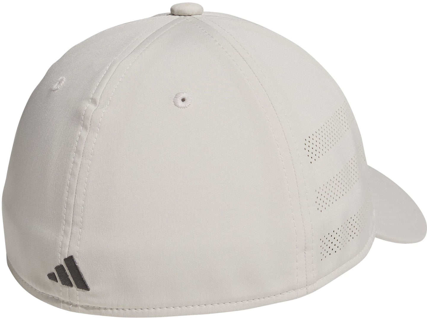 5159274 Adidas Men's Gameday 4 Stretch Fit Tennis Hat (Wonder Alumina Grey/Grey)