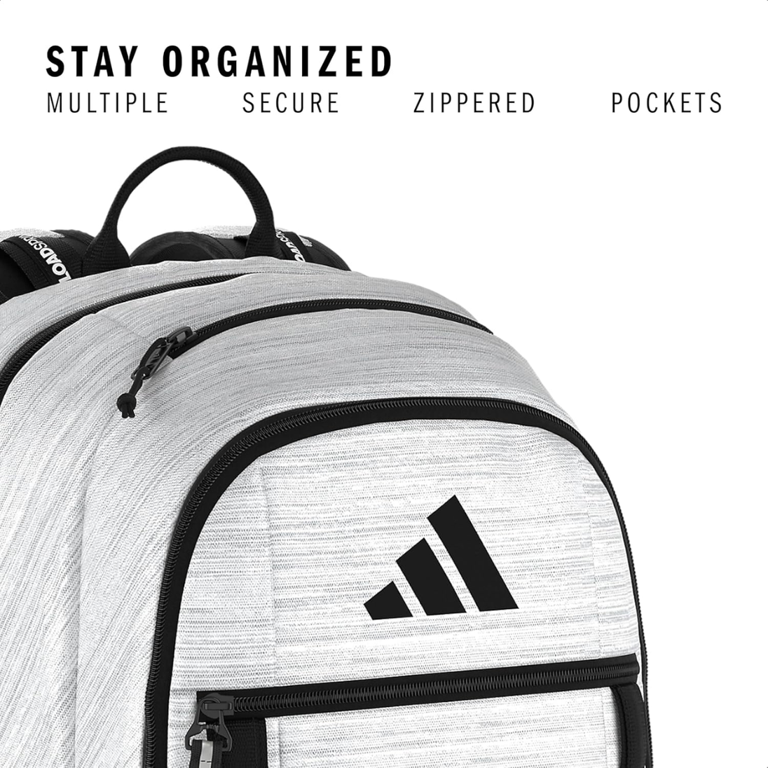 adidas excel iii backpack white Foundation 38L the LoadSpring shoulder straps keep it easy on your shoulders! adidas Excel 6 Backpack, Black/White