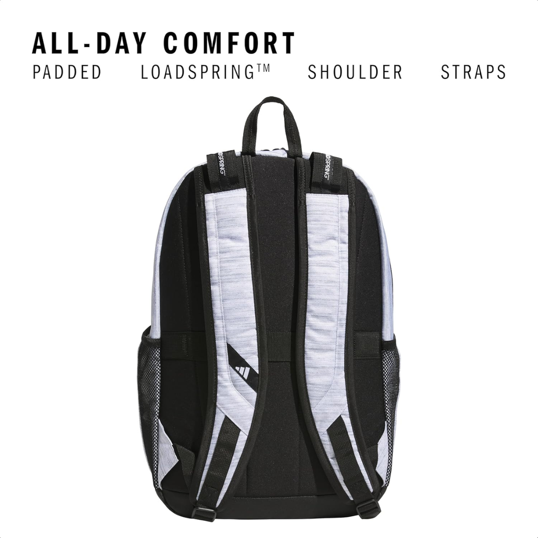 adidas Prime 7 Backpack (Two Tone White/Black)