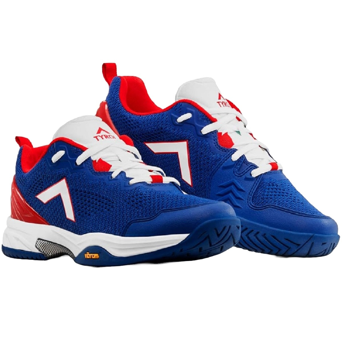 5300-NVRW Tyrol Men's Velocity-V Pickleball Shoes (Navy/Red)