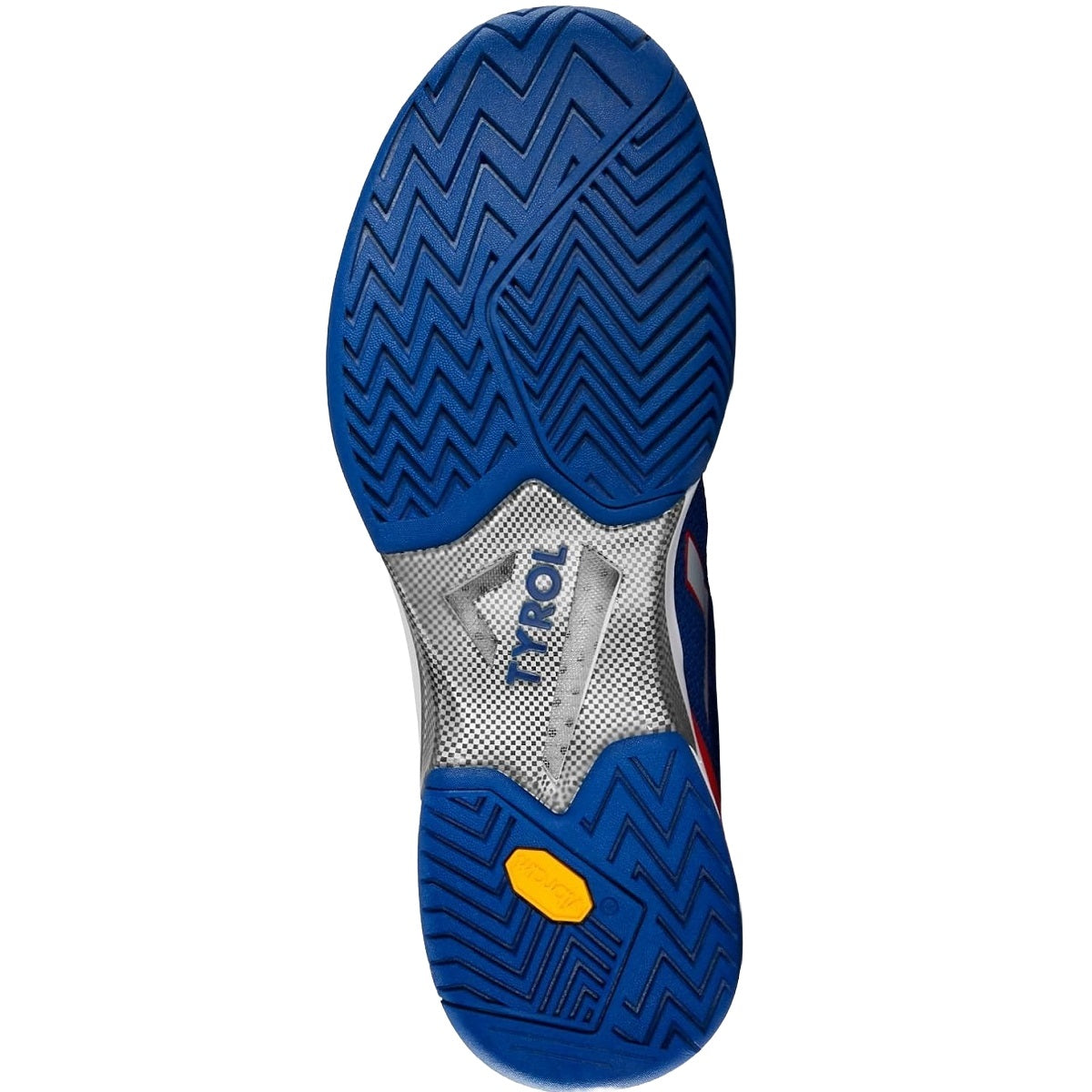 5300-NVRW Tyrol Men's Velocity-V Pickleball Shoes (Navy/Red)