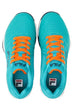 5TM01736-441 Fila Women's Axilus 2 Energized Tennis Shoes (Ceramic/Vibrant Orange/Maritime Blue) - Top