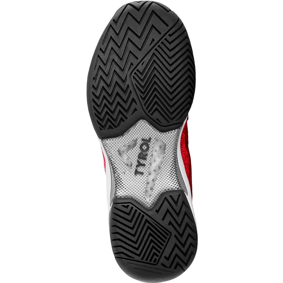 6000-PKCR Tyrol Women's Smash Pickleball Shoes (Pink/Crimson) - Sole