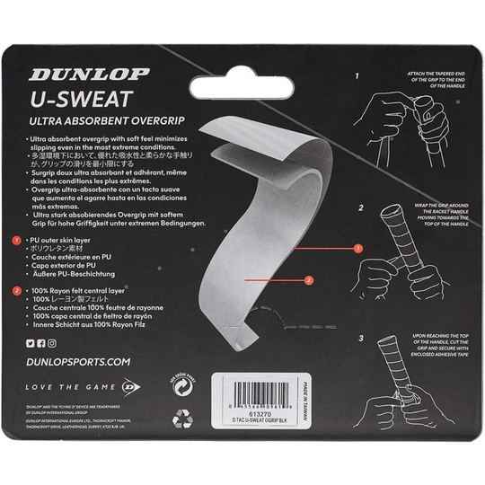 613270_Dunlop_U-Sweat_Overgrip_3_Pack_Black