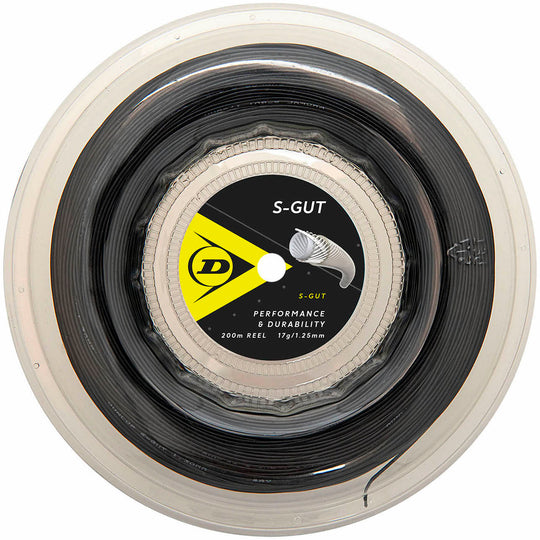 6248-17 Dunlop S-Gut 17g Tennis String (Reel)