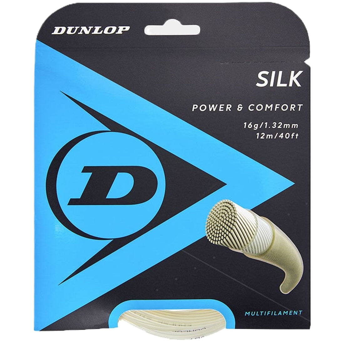 Dunlop Silk 16g Natural Tennis String (Set)