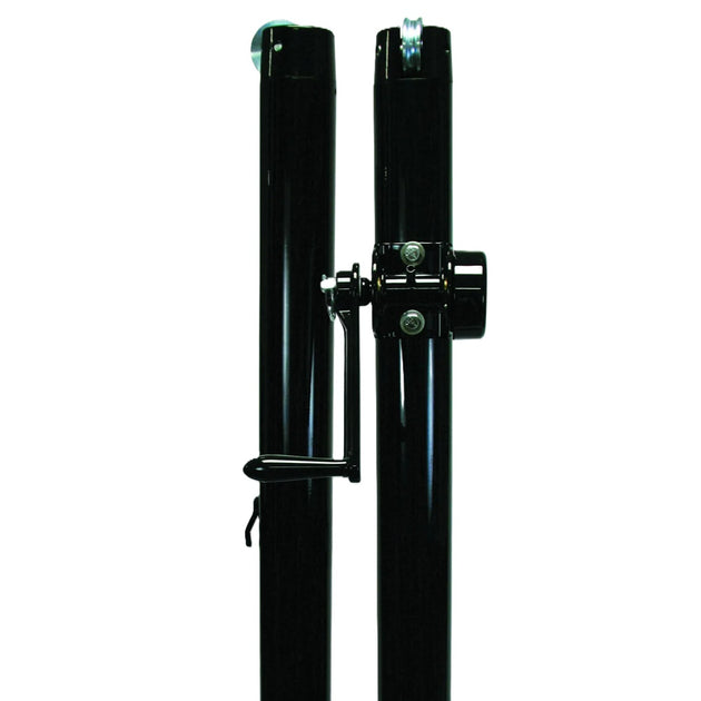 Douglas SW-36 Deluxe Pickleball Posts 2-7/8" OD - 36" Height - Black