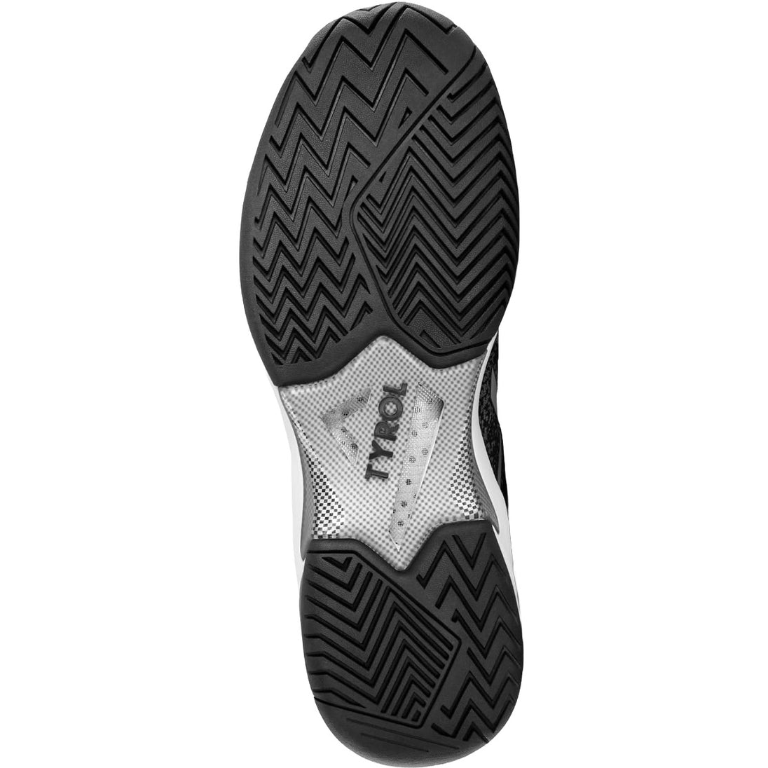 7000-BKSM Tyrol Men's Smash Pickleball Shoes (Black/ Smoke Pearl) - Sole