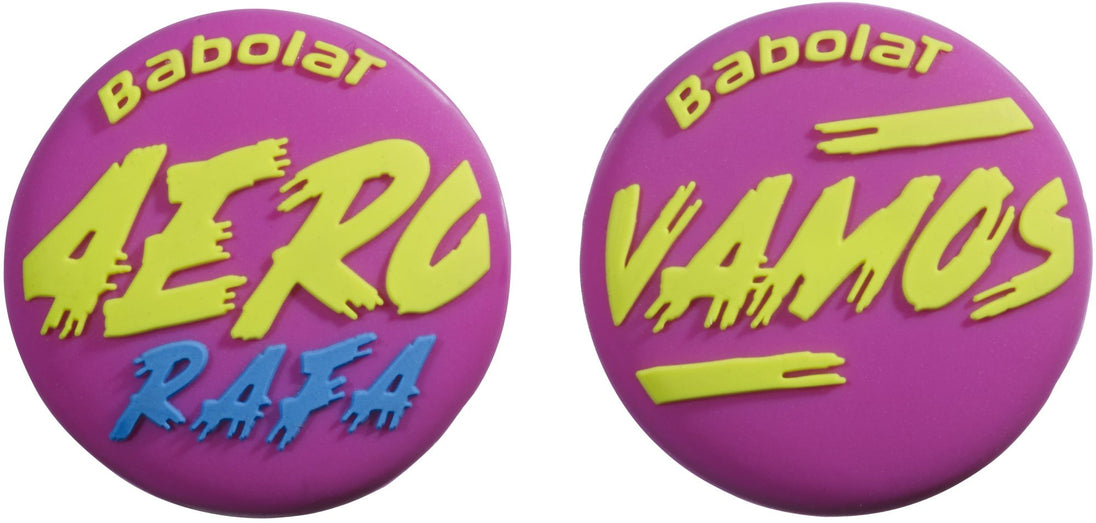 700123 Babolat Vamos Rafa Dampener x2 (Pink/Yellow)